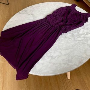 Vibrant purple dress